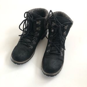Cliffs  Black Combat Boots Size 10